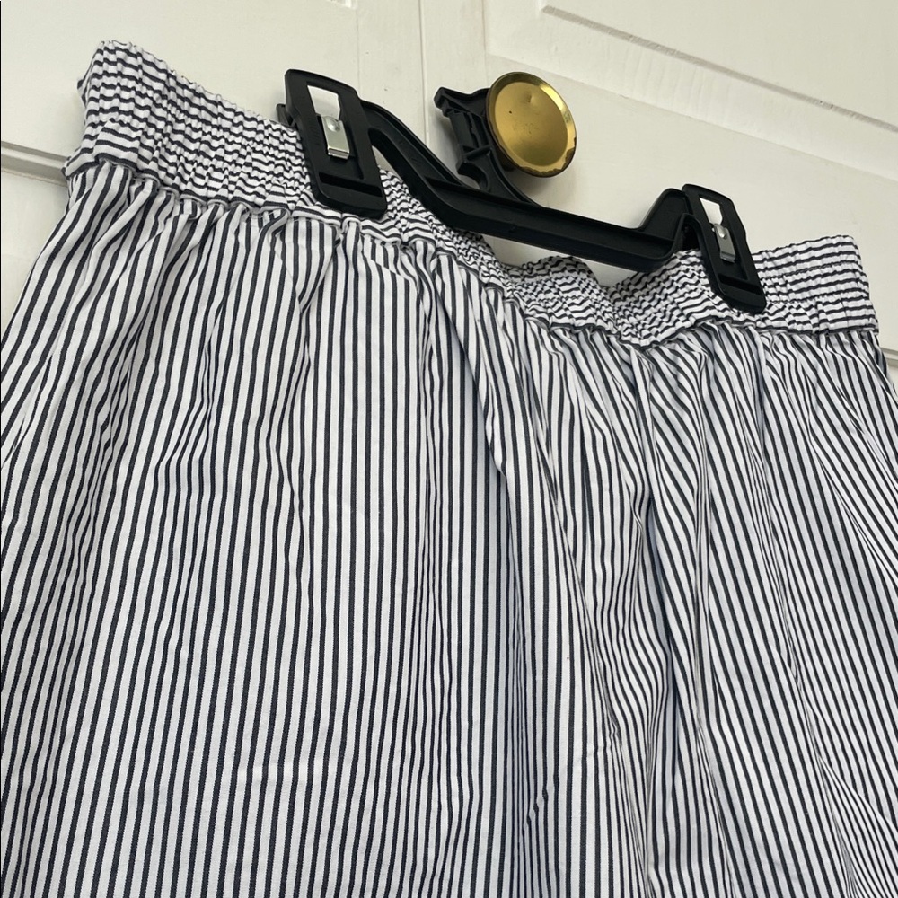 J. Crew Navy and White Striped High‎ Waist Shorts - Picture 7 of 9